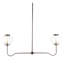 2 Light Gas Replica Chandelier
