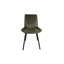 Chaise en cuir Fadak Gabriel, vert