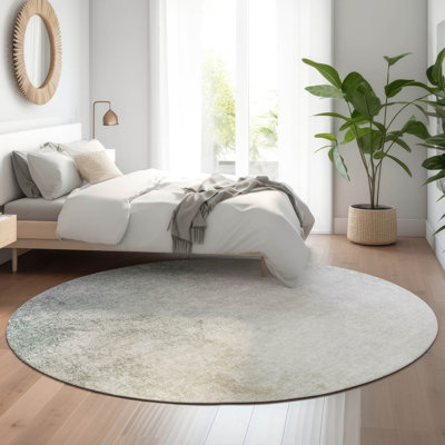 Premium Machine Washable Cerrito AMF601 Beige Rug