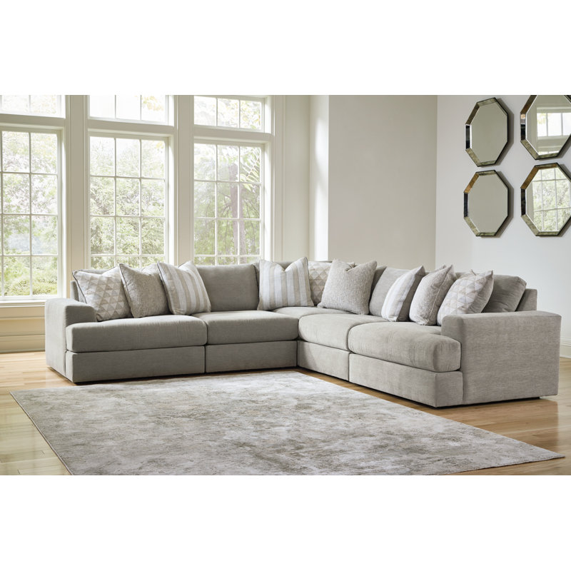 Tessler Upholstered L-Shaped Sectional Symmetrical