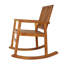 Chaise berçante en bois massif Axton-87691030
