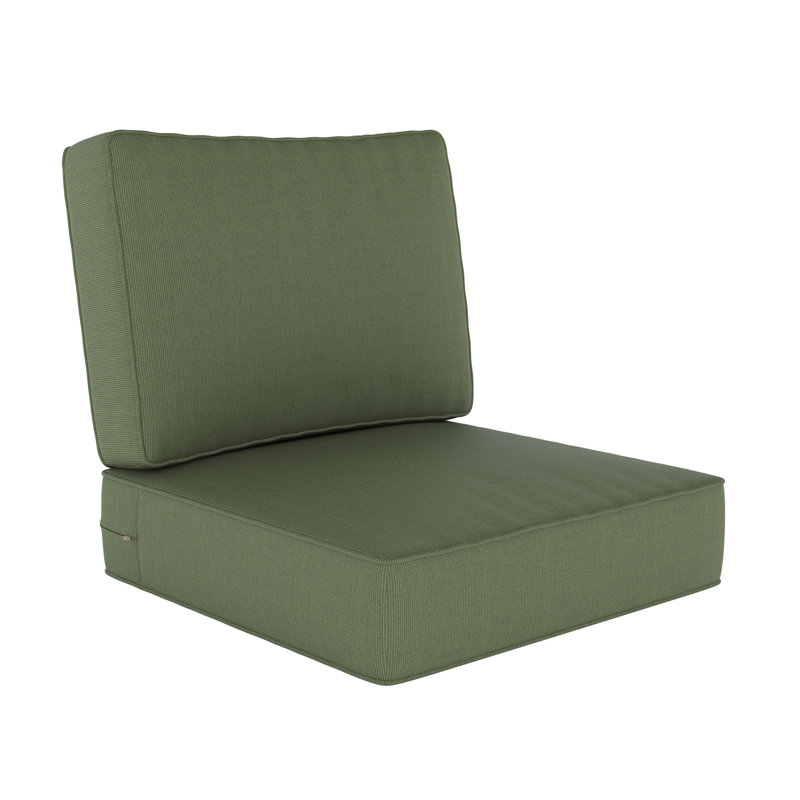 Wayfair Custom Outdoor Deep Seating Cushion With Sunbrella Fabric, Cabana Regatta Sunbrella®, 24" x 24"