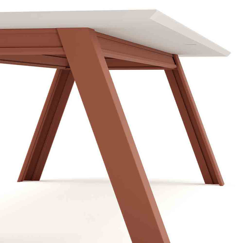 Table de conférence moderne et compacte, H 29,53 po x L 86,61 po x l 39,37 po
