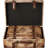 Ensemble de coffre 2 pièces style rétro en cuir old world map Prem