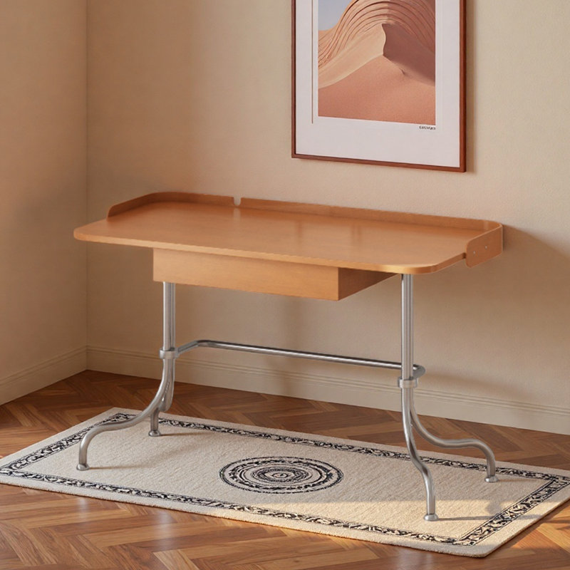 Bureau multifonctionnel stable et simple, Brun
