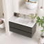 Meuble-lavabo mural 42 po avec lavabo en résine intégré et 2 tiroirs-2091648994
