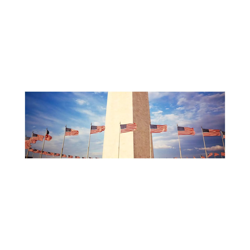 Washington Monument Washington DC USA - Wrapped Canvas Panoramic Print, 30.48 cm H x 91.44 cm W x 1.91 cm D