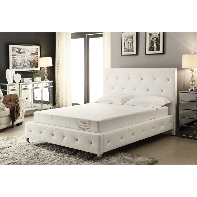 Matelas en mousse viscoélastique pleine grandeur de 8 pouces avec support extra ferme à 3 couches, housse en tricot extensible, infusion d'aloès pour un sommeil confortable, matelas, conception avec housse fraîchement approuvée