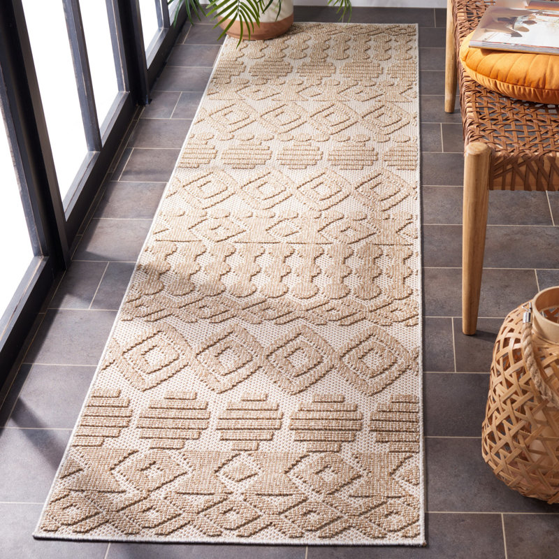 Schaffa Performance Southwestern Indoor/Outdoor Area Rug, Runner 2'2" x 8'