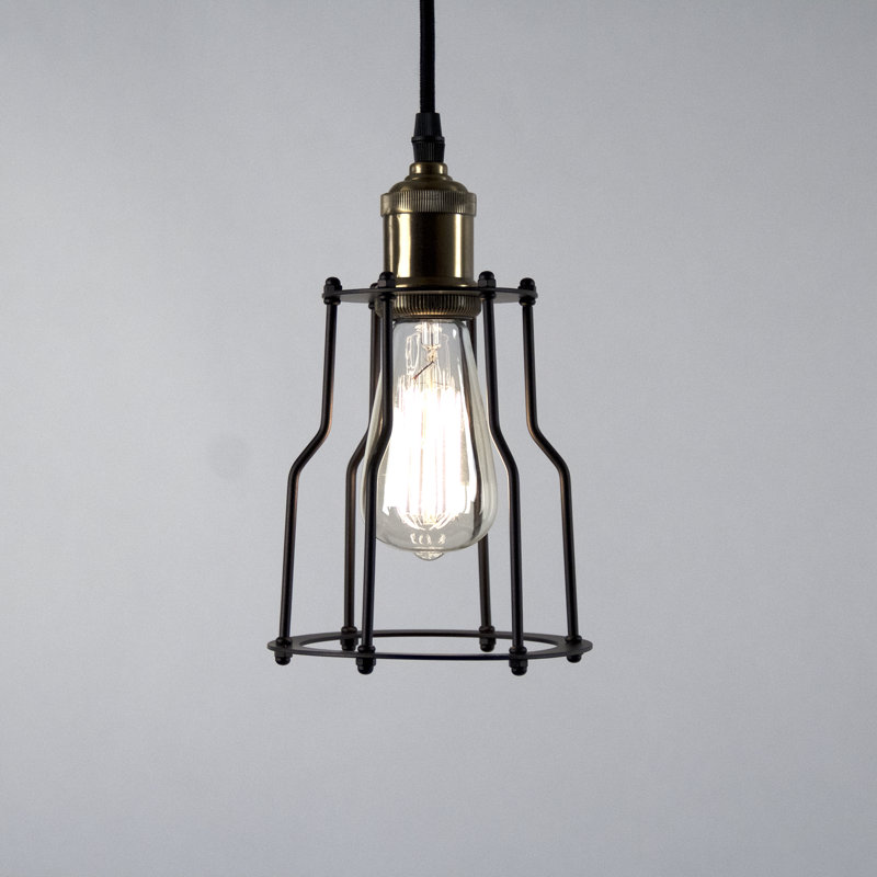 Luminaire suspendu géométrique 1 lumières lanterne