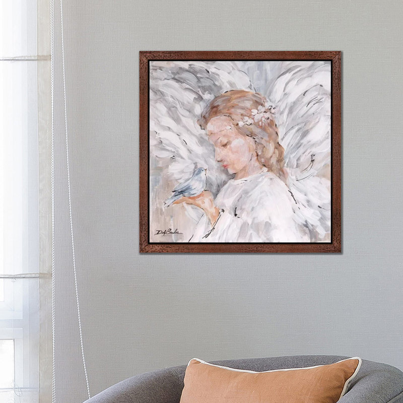 Debi Coules - Painting on Canvas, 93.98 cm H x 93.98 cm W, Brown Framed