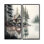 Cottage par le lac I - impressions sur toile traditionnelles grises