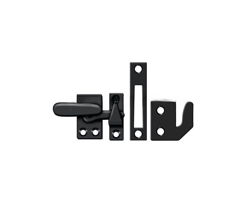 Hardware, Black, 1.3" H x 1.5 W x 0.5" D