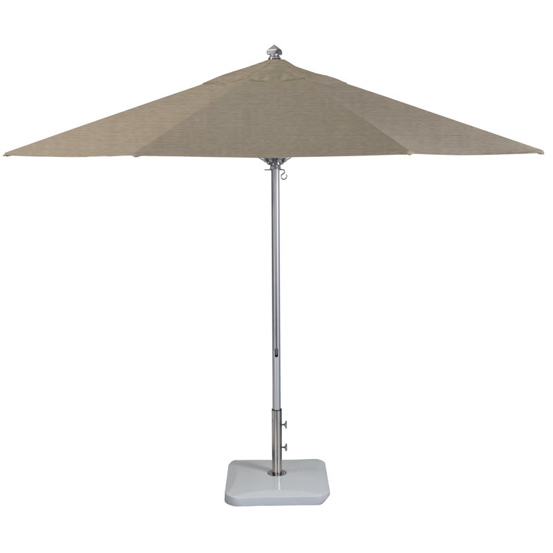 Parasol de marché 11 po Digiacomo, Toile Sunbrella® taupe