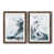 Papier, cadre noyer