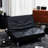 Margel 41.86'' Faux Leather Convertible Sofa