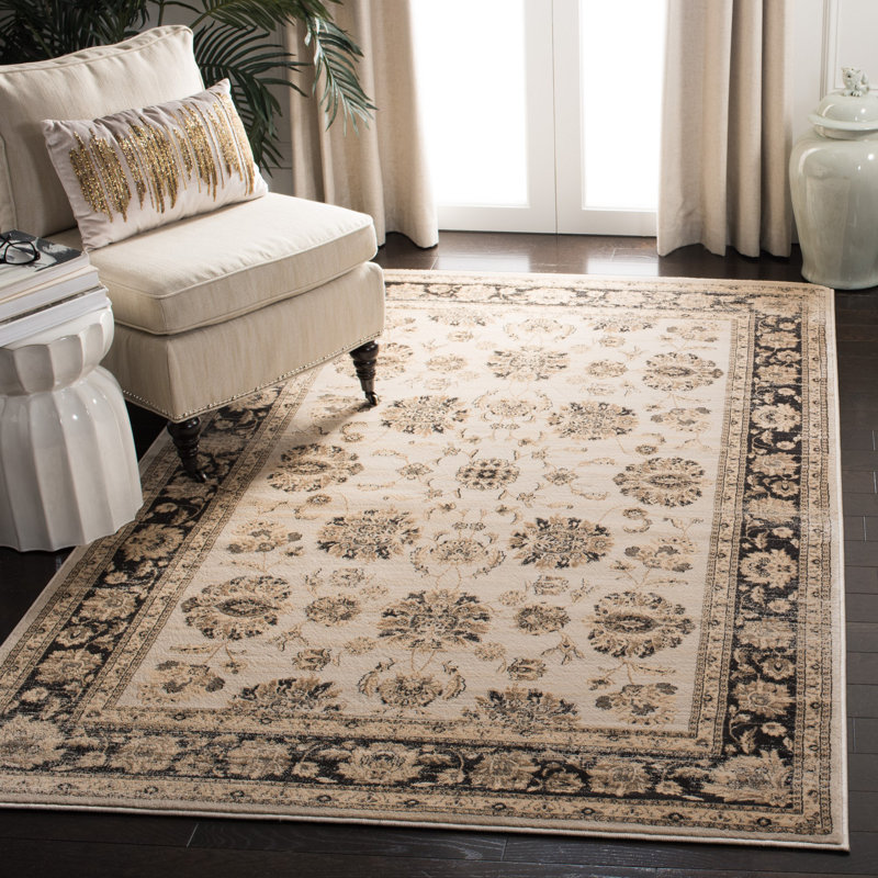 Tapis oriental ivoire / brun Mainville