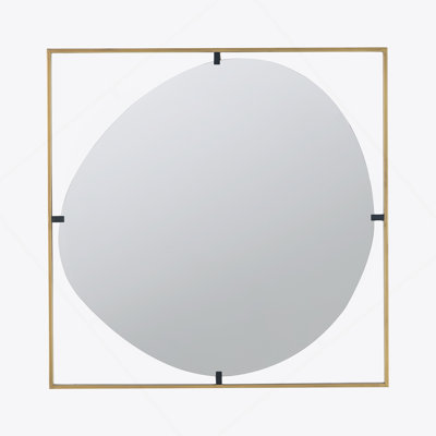 Iron Frame Vertical Rectangle Mirror
