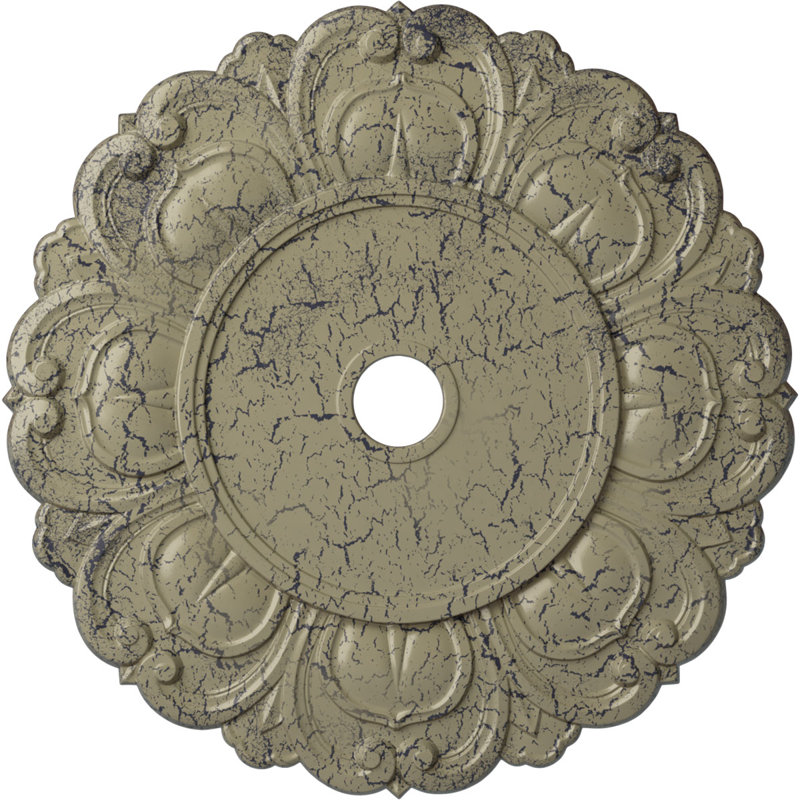 32 médaillons de plafond de 32 1/4 po de diamètre intérieur x 3 5/8 po de diamètre intérieur x 1 1/8 po de P (convient aux auvents jusqu'à 15 3/4 po)