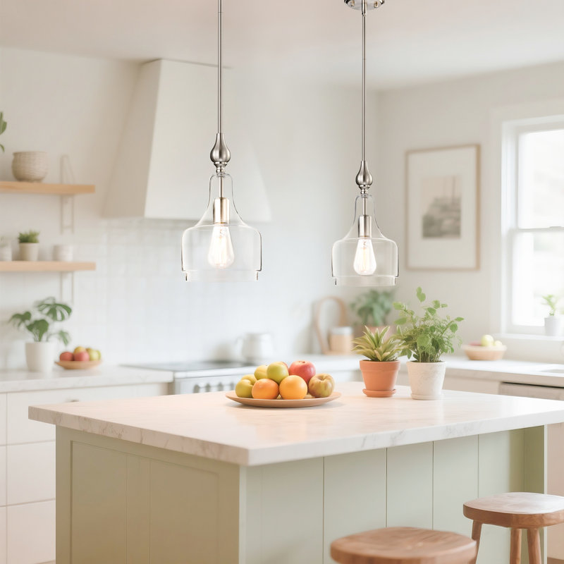 Luminaire suspendu 1 cloche pour une cloche Anne