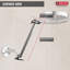 Bras de douche ajustable Universal