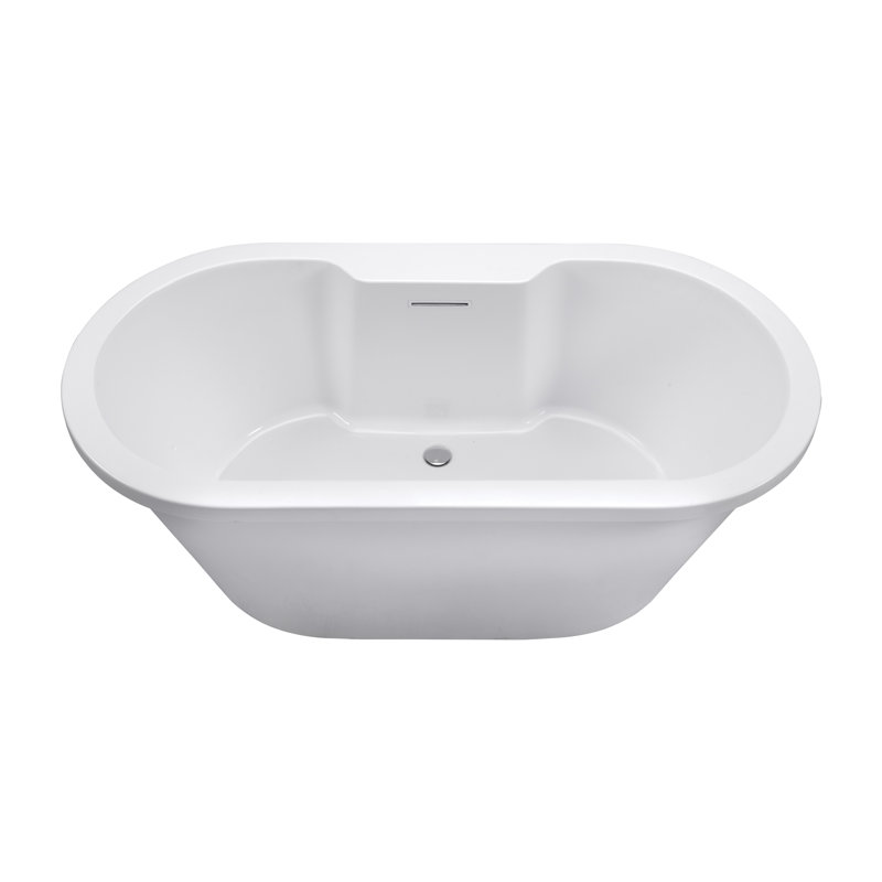 New Yorker 10 Freestanding Soaker Tub, White