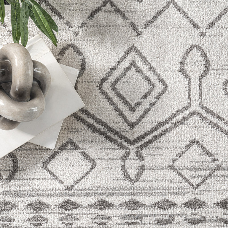 Tapis de couloir Annmarie Trellis, Rectangle 8 pi x 10 pi