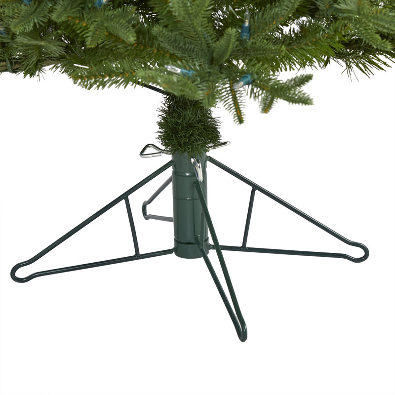 Sapin de Noël artificiel avec lumières claires, H 5 pi