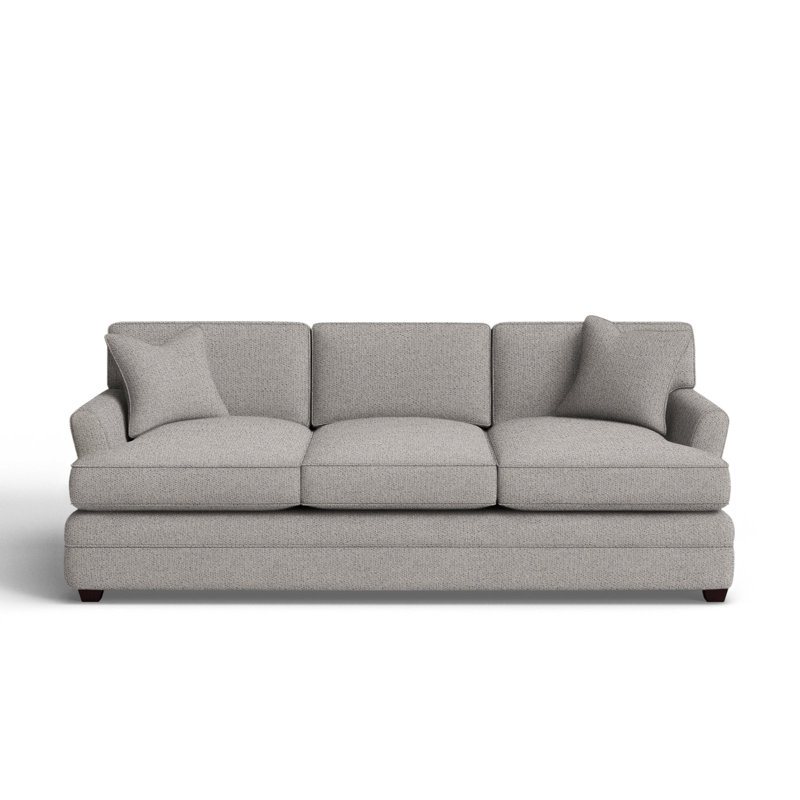 Harriss Upholstered 91'' Sofa, Reese Fog Performance Chenille