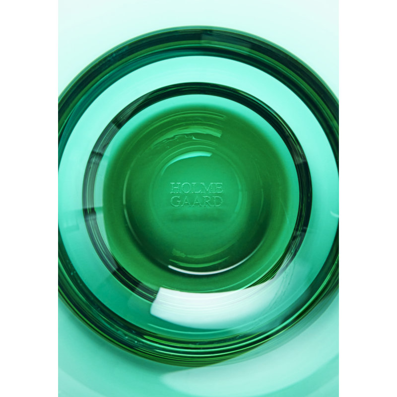 Flow Drinking Glass, Green