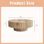 Table basse ronde moderne et minimaliste en acier inoxydable léger et luxueux, plateau en verre trempé noir pour espaces de vie élégants