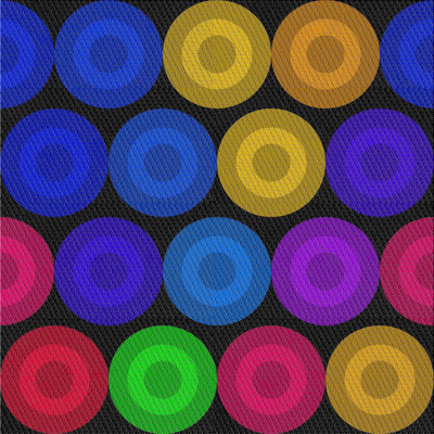 Tapis noir / bleu à motif géométrique tissé à la machine
