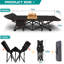 Lit pliant portatif, lit pliant pour lit d'invité avec matelas perlé, lit de camp extérieur robuste-82613847