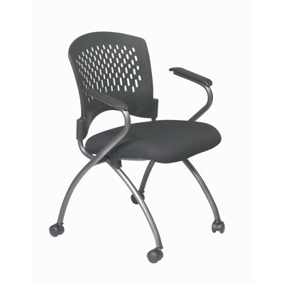 Geriyah Fabric Padded Office Folding Chairs Folding Chair Set