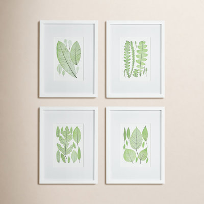 Ensemble de 4 impressions sur bois Lowery