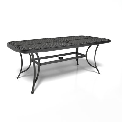 Elrama Aluminum Dining Table by Darby Home Co