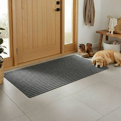 Cut-to-Fit Large Entryway Brushing Doormat 35.5 x 78.75 in