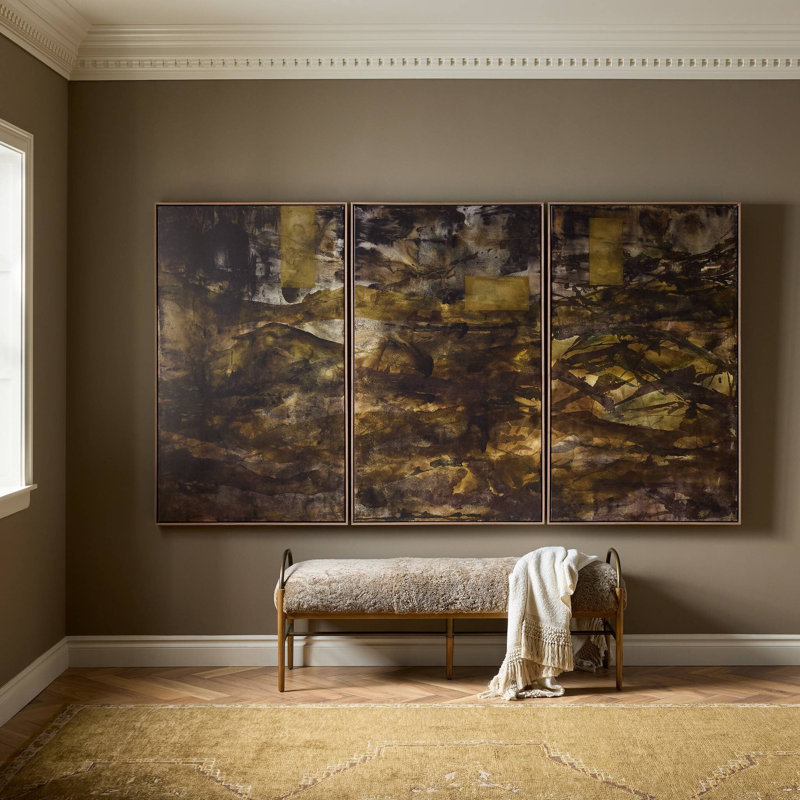 Angle Triptych By Matera, 72" H x 129" W