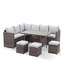 Ensemble de canapé modulaire d'extérieur en osier 7 pièces 7 pièces-1948267570-1948267572