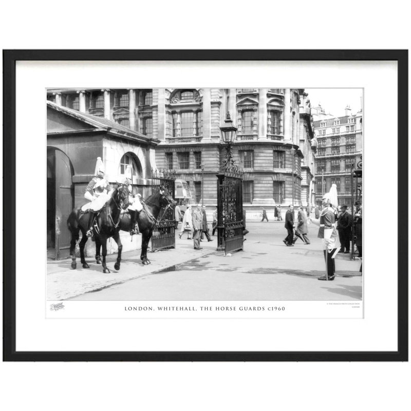 London, Whitehall, The Horse Guards C1960 by Francis Frith - Single Picture Frame Print, 60cm H x 80cm W x 2.3cm D