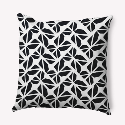 Polyester Throw Square Indoor/Outdoor Pillow Cover & Insert by E by Design