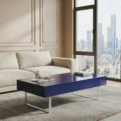 Coffee Table, High Gloss Blue