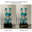 Cyan + résine argentée et objet décoratif en plastique-1444845849-1444845847