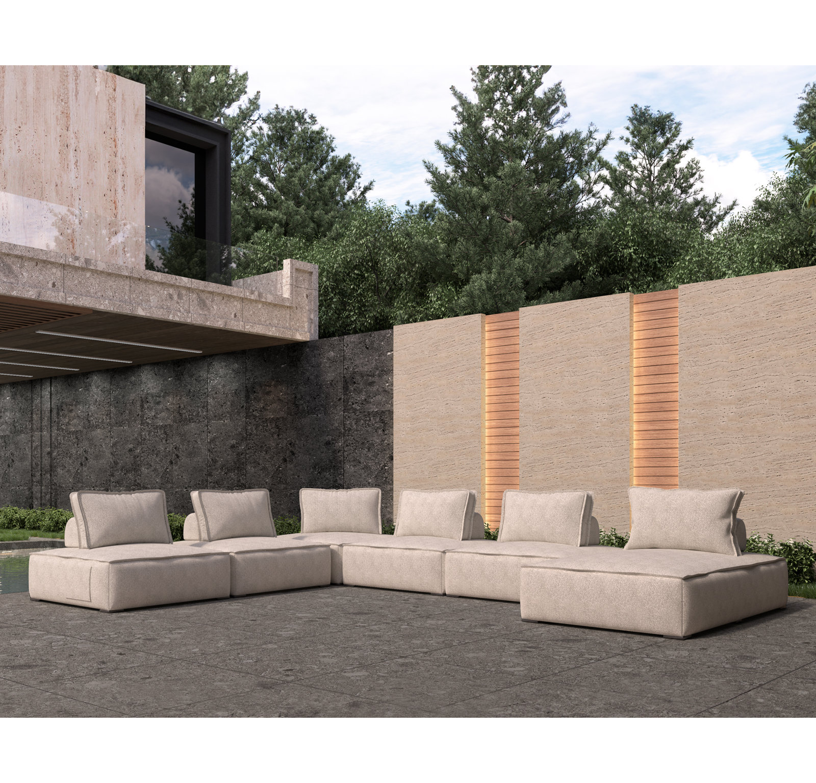 Mirri 173" Patio Sectional