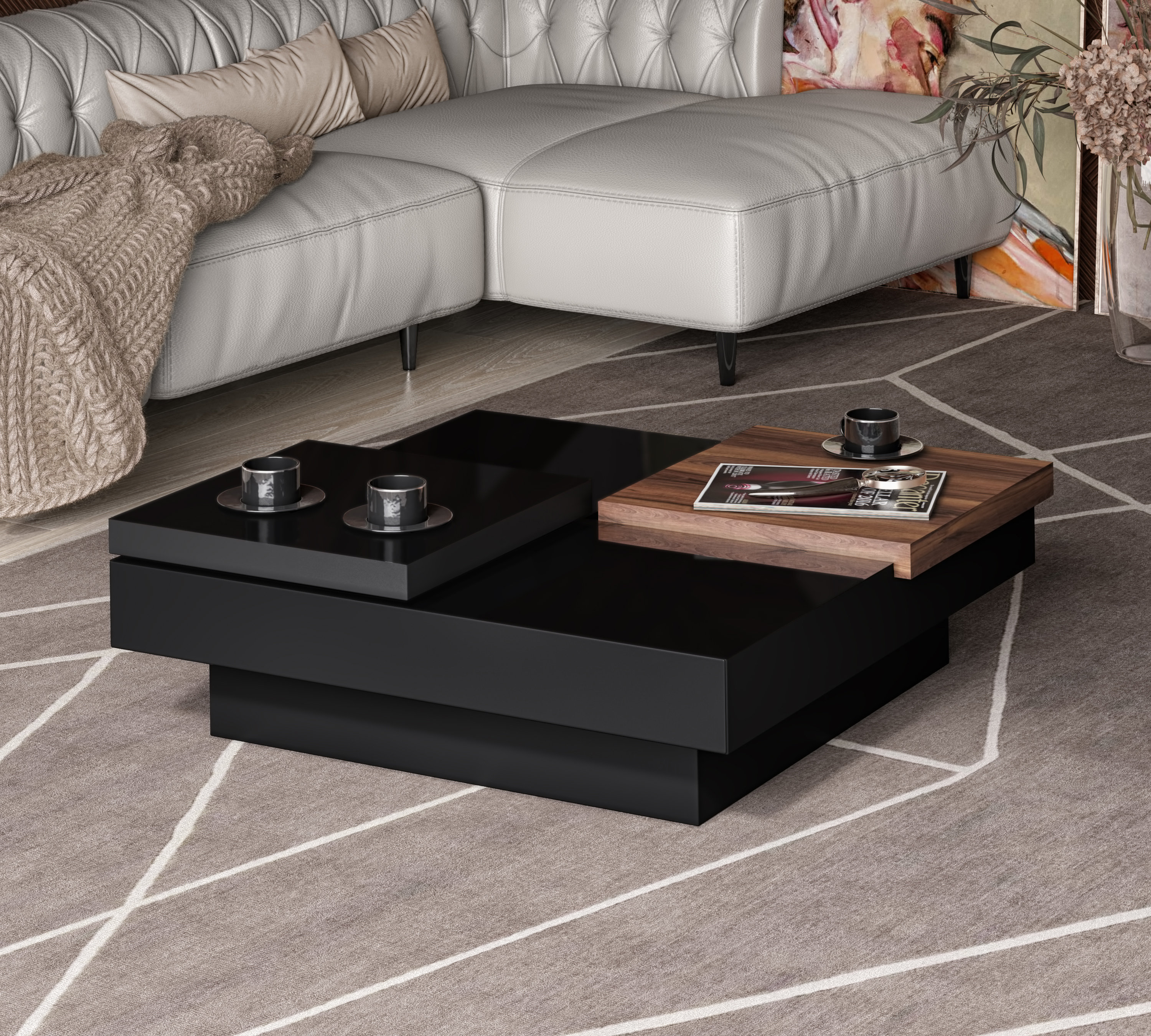 Ebern Designs Elisiana Coffee Table & Reviews | Wayfair