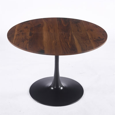 42.1" walnut Color Top Tulip Table