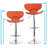 Makadi Swivel Upholstered Adjustable Height Counter Stool
