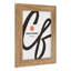 Cadre photo Craig Frames 13 x 17 pouces, bois de canari, style Bauhaus 125, moulure en MDF de 1,25 pouce, finition texturée, vitre en plexiglas et système d'accrochage inclus.-1983335252