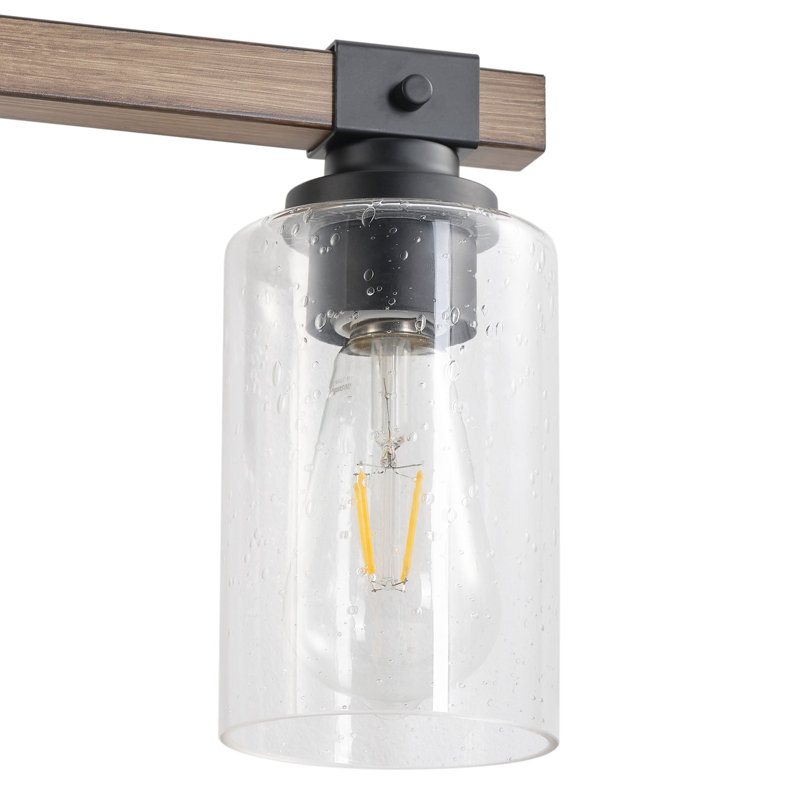 Lampe murale en fer 3 lumières noir mat à intensité variable en fer, Trois lumières