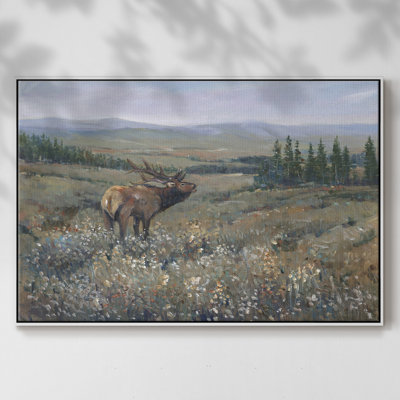 " Western Wildlife I " Painting Print